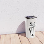 Hey it's a cat! Travel Mug Gallery Image 4