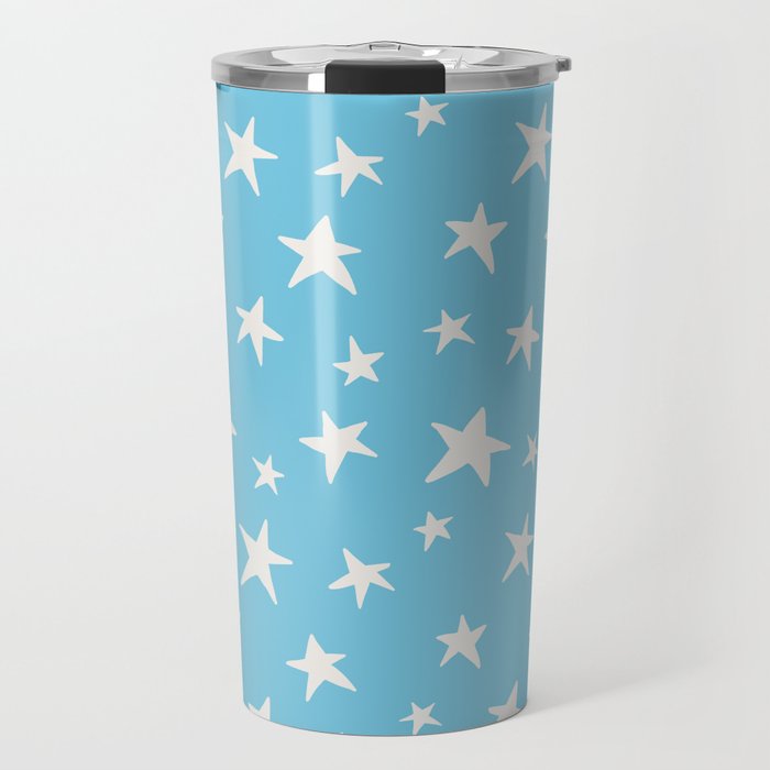 Stars Sky Blue Travel Mug Gallery Image 1