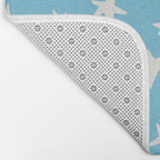 Stars Sky Blue Bath Mat Gallery Image 2