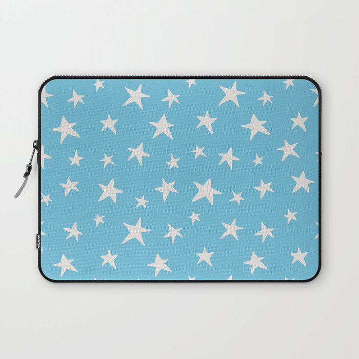 Stars Sky Blue Laptop Sleeve Gallery Image 1