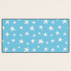 Stars Sky Blue Desk Mat Gallery Image 3