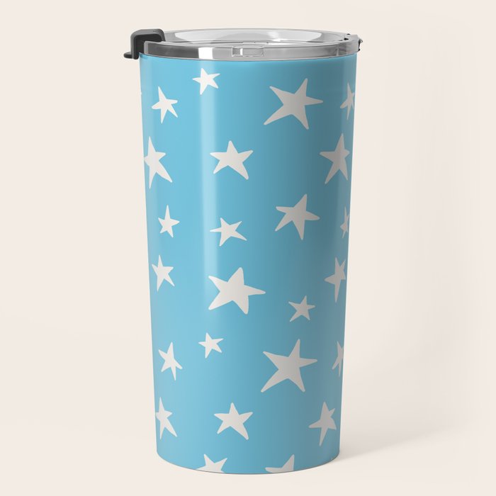 Stars Sky Blue Travel Mug Gallery Image 3