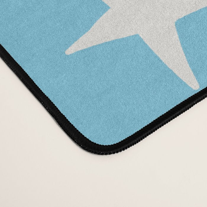 Stars Sky Blue Desk Mat Gallery Image 4