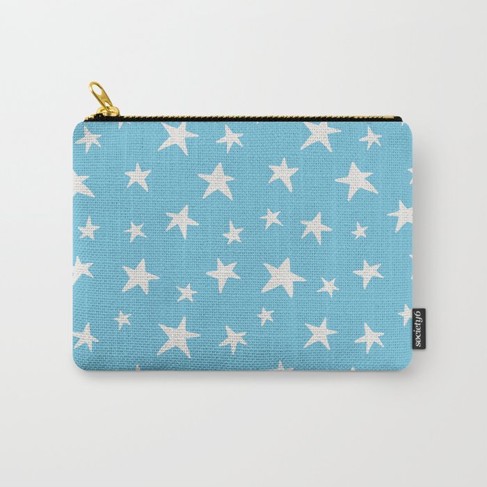Stars Sky Blue Carry All Pouch Gallery Image 1