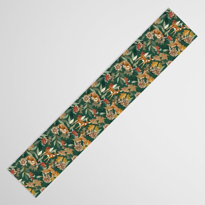 Deer in the autumn nature 22 Table Runner Gallery Image 3