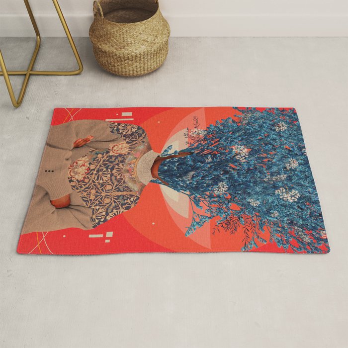 Her Veiled Smiles Rug Gallery Image 1