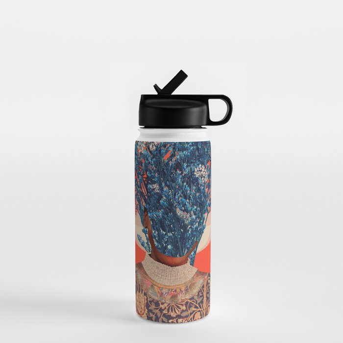 Her Veiled Smiles Water Bottle Gallery Image 1