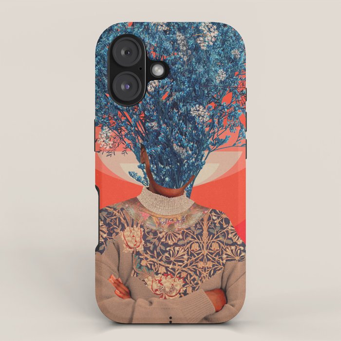 Her Veiled Smiles iPhone Case Gallery Image 1