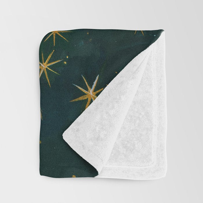 Mushroom night moth Throw Blanket Gallery Image 3
