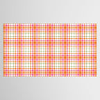 Summer Plaid Pink Orange Green White Tablecloth Gallery Image 2