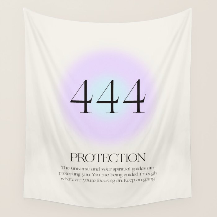 Angel Number 444 | Protection Wall Tapestry Gallery Image 4