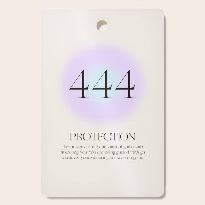 Angel Number 444 | Protection Cutting Board Gallery Image 1