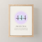 Angel Number 444 | Protection Mini Art Print Gallery Image 1