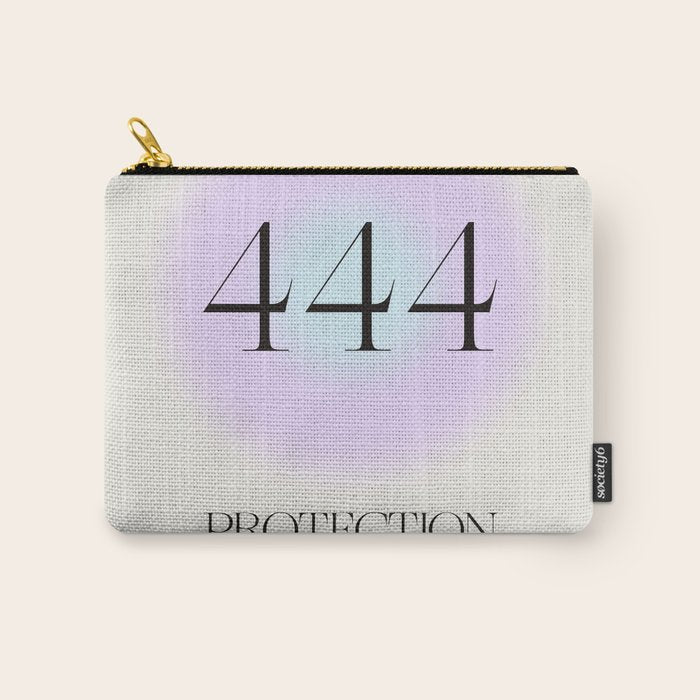 Angel Number 444 | Protection Carry All Pouch Gallery Image 1