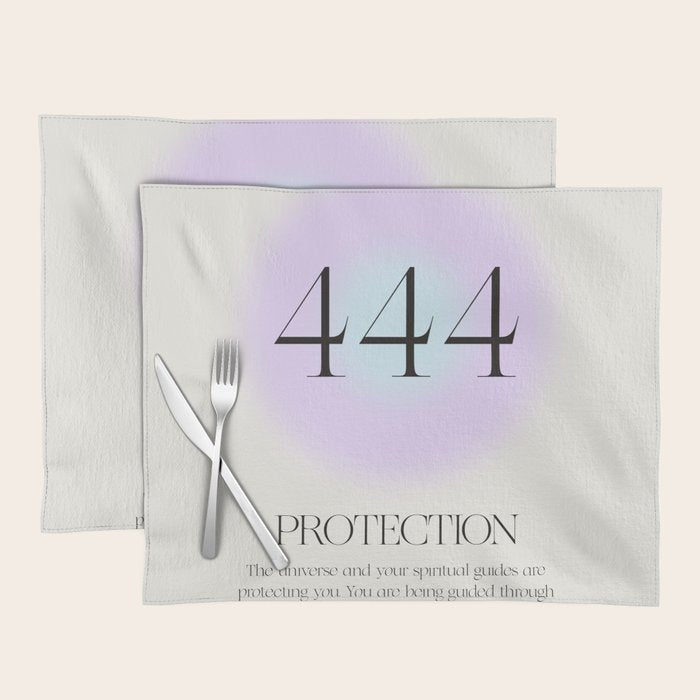 Angel Number 444 | Protection Placemat Gallery Image 1