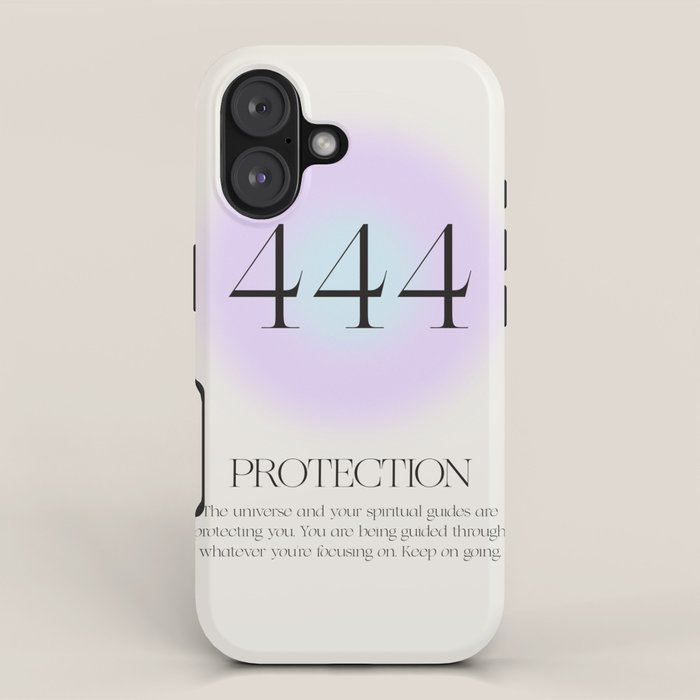 Angel Number 444 | Protection iPhone Case Gallery Image 1