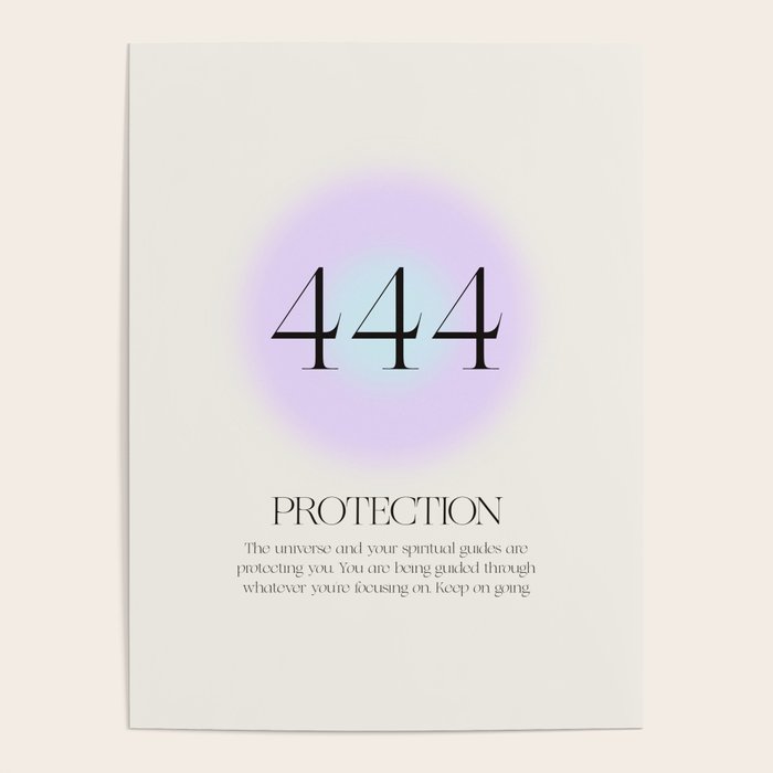 Angel Number 444 | Protection Poster Gallery Image 4