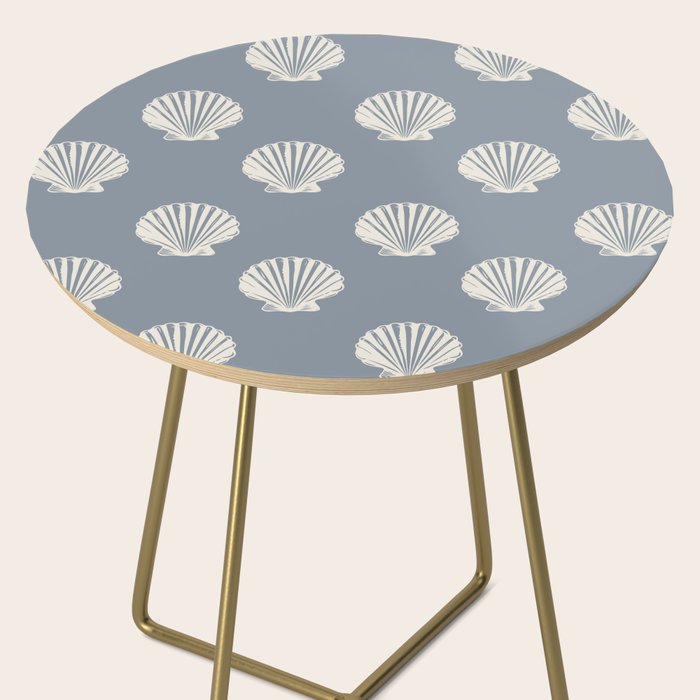 coastal scallop seashells Side Table Gallery Image 2