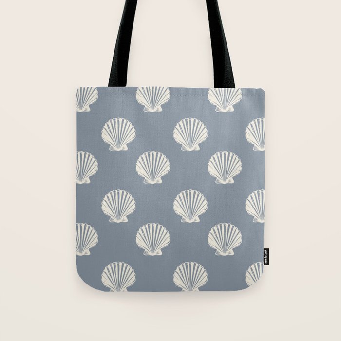 coastal scallop seashells Tote Bag Gallery Image 1