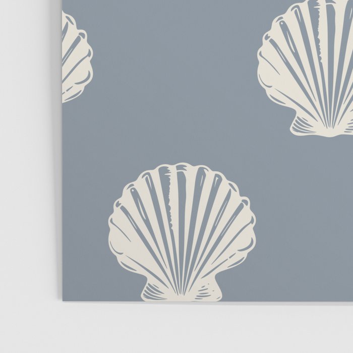 coastal scallop seashells Poster Gallery Image 3