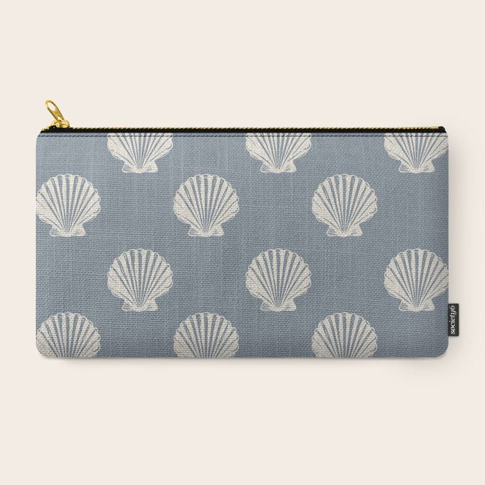coastal scallop seashells Carry All Pouch Gallery Image 2