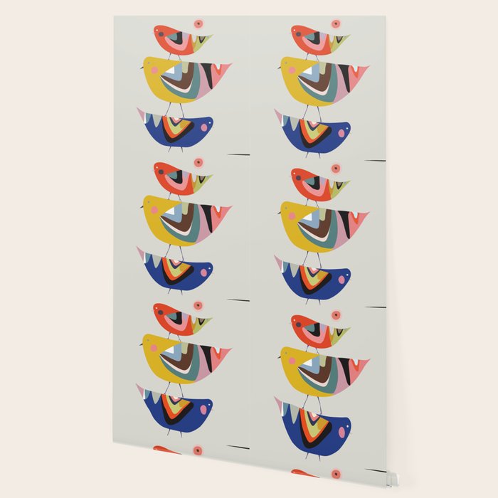 Mid Century Family Tree Wallpaper Gallery Image 2