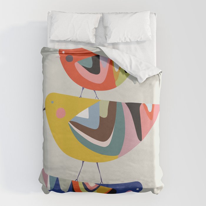 Mid Century Family Tree Duvet Cover Gallery Image 6
