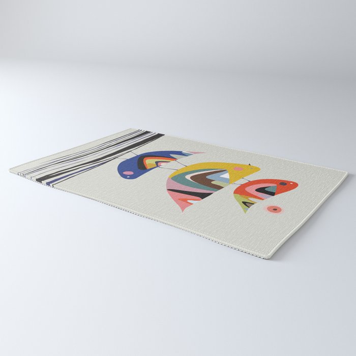 Mid Century Family Tree Rug Gallery Image 3