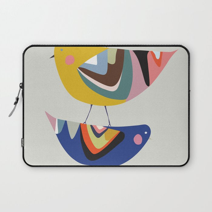 Mid Century Family Tree Laptop Sleeve Gallery Image 1