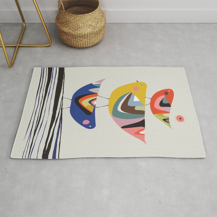 Mid Century Family Tree Rug Gallery Image 1