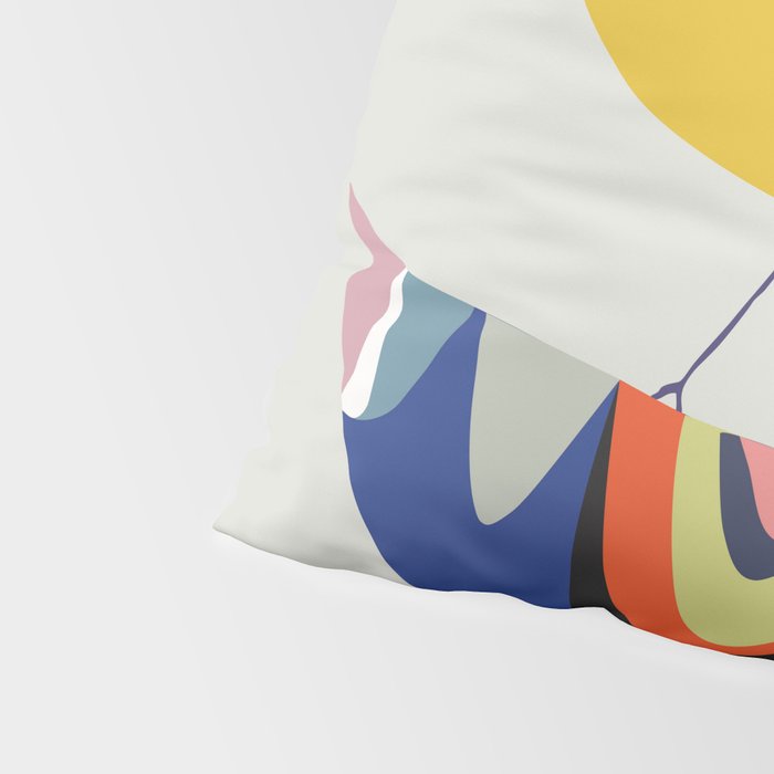 Mid Century Family Tree Pillow Sham Gallery Image 4