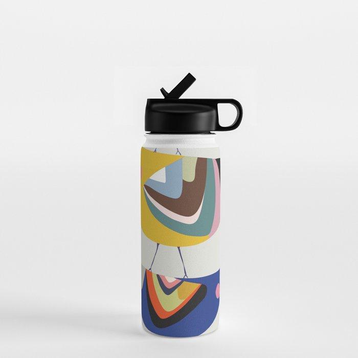 Mid Century Family Tree Water Bottle Gallery Image 1