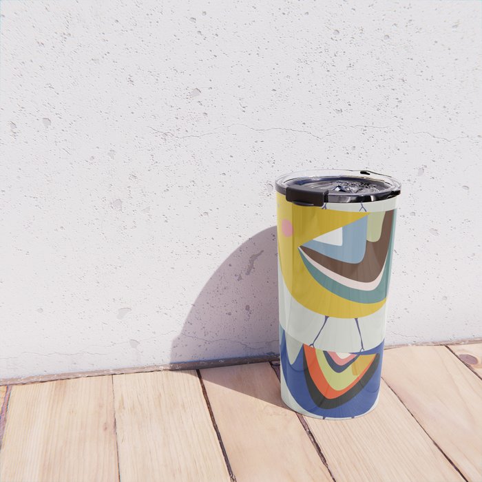 Mid Century Family Tree Travel Mug Gallery Image 4