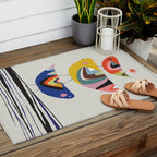Mid Century Family Tree Outdoor Rug Gallery Image 2