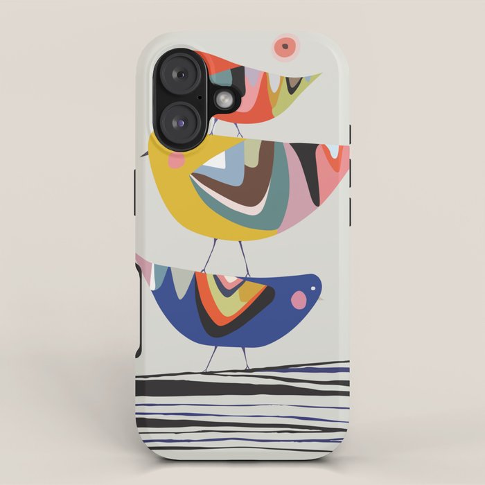 Mid Century Family Tree iPhone Case Gallery Image 1