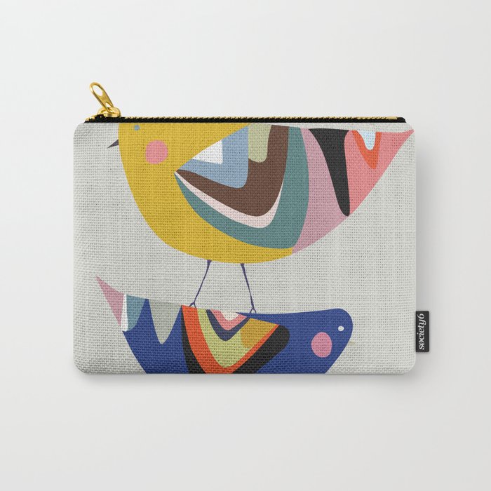 Mid Century Family Tree Carry All Pouch Gallery Image 1