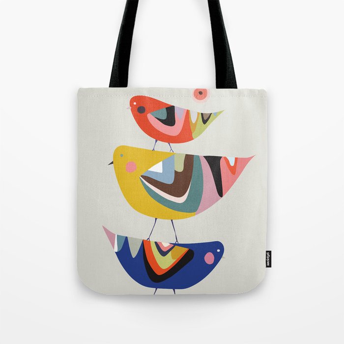 Mid Century Family Tree Tote Bag Gallery Image 1