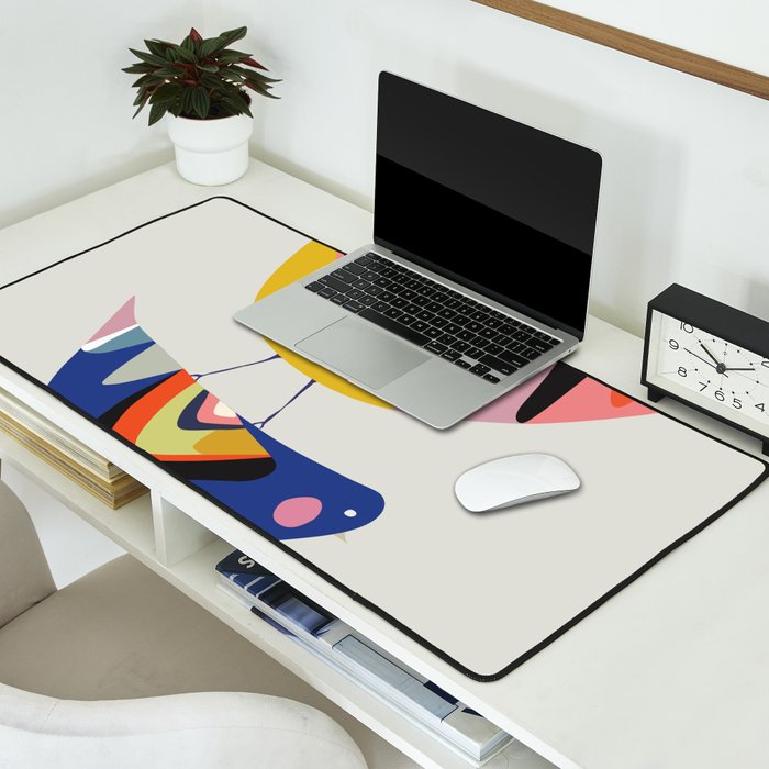 Mid Century Family Tree Desk Mat Gallery Image 2