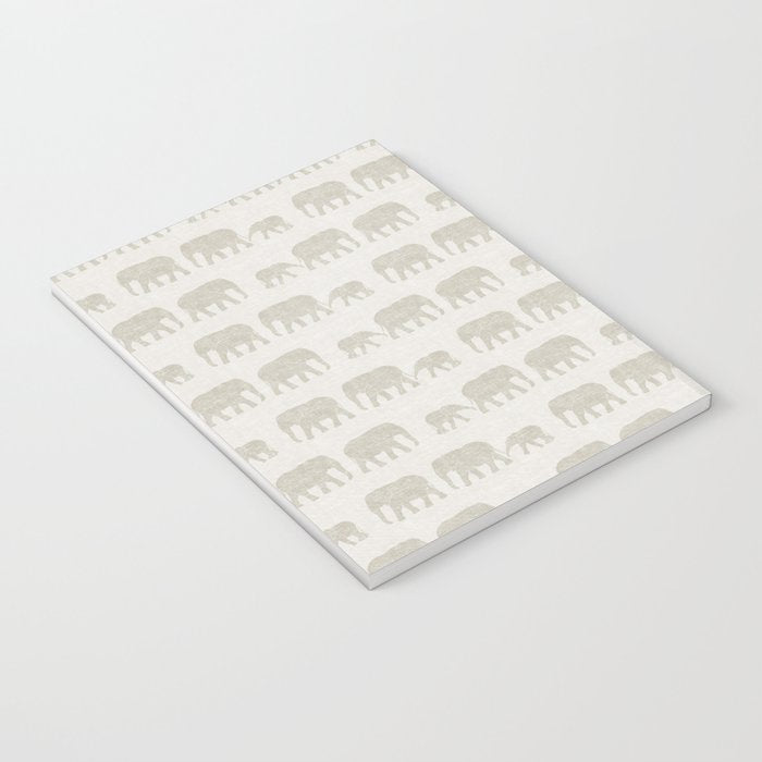 elephant march - beige Notebook Gallery Image 3