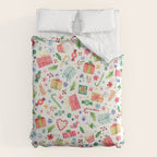 Holiday 2025 Sweets, Gifts and Candies Duvet Cover Gallery Image 6