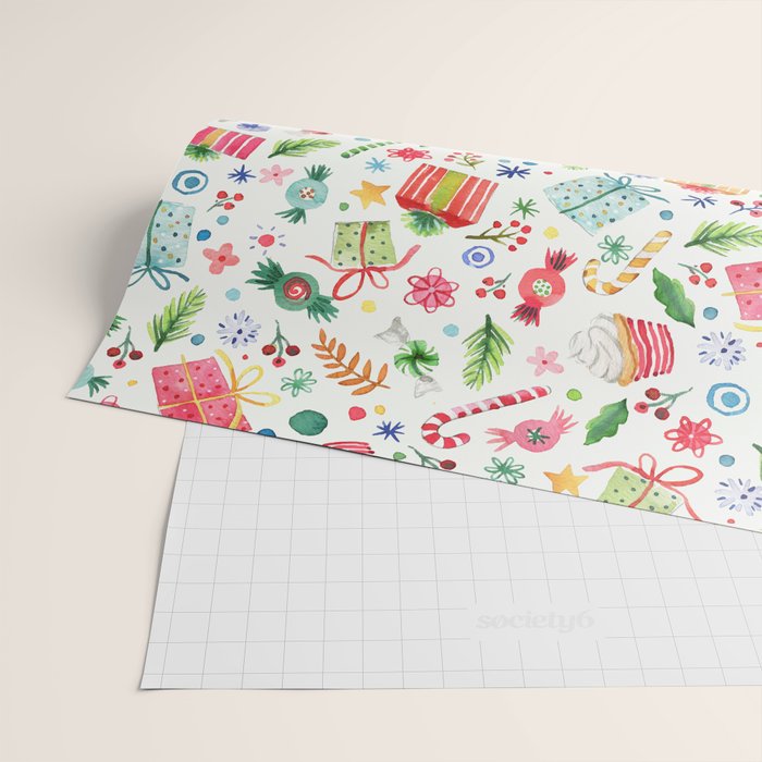 Holiday 2025 Sweets, Gifts and Candies Wrapping Paper Gallery Image 2
