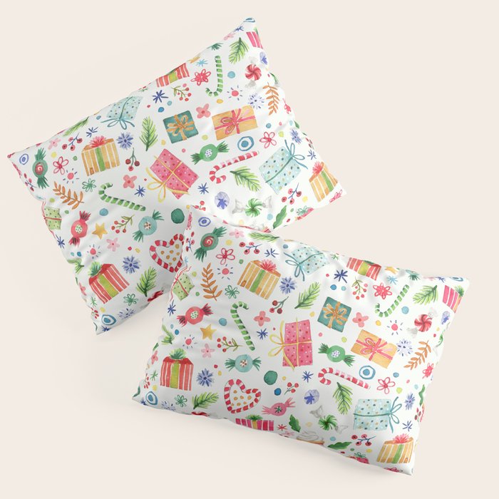 Holiday 2025 Sweets, Gifts and Candies Pillow Sham Gallery Image 3