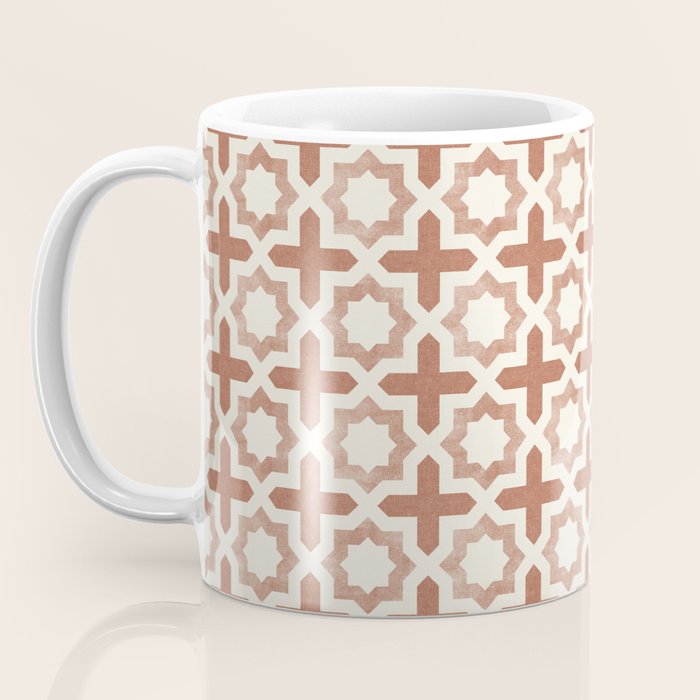 river stars - multi terracotta Coffee Mug Gallery Image 3