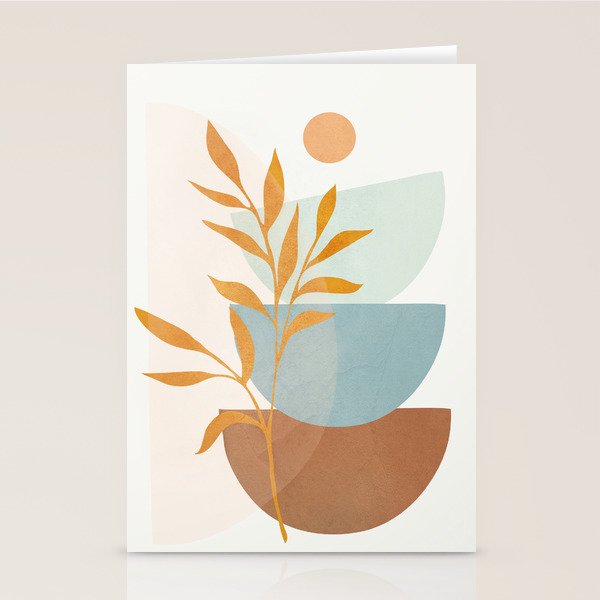 Soft Abstract Shapes 02 Stationery Card Gallery Image 2