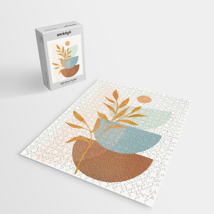 Soft Abstract Shapes 02 Jigsaw Puzzle Gallery Image 2