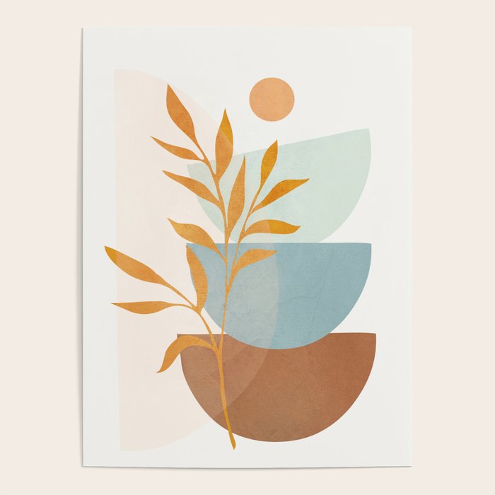 Soft Abstract Shapes 02 Poster Gallery Image 4