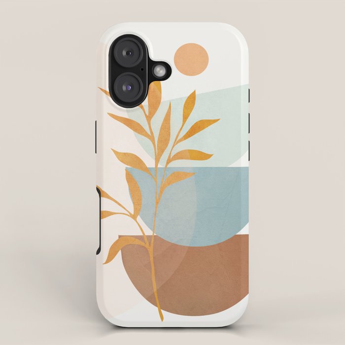 Soft Abstract Shapes 02 iPhone Case Gallery Image 1