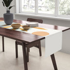 Soft Abstract Shapes 02 Table Runner Gallery Image 2