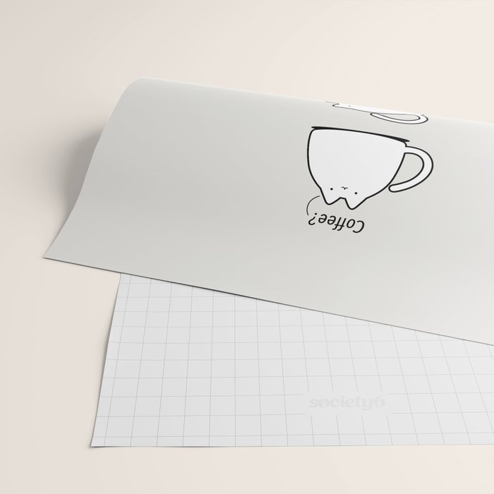 Coffee Cat 3: Coffee? Wrapping Paper Gallery Image 2