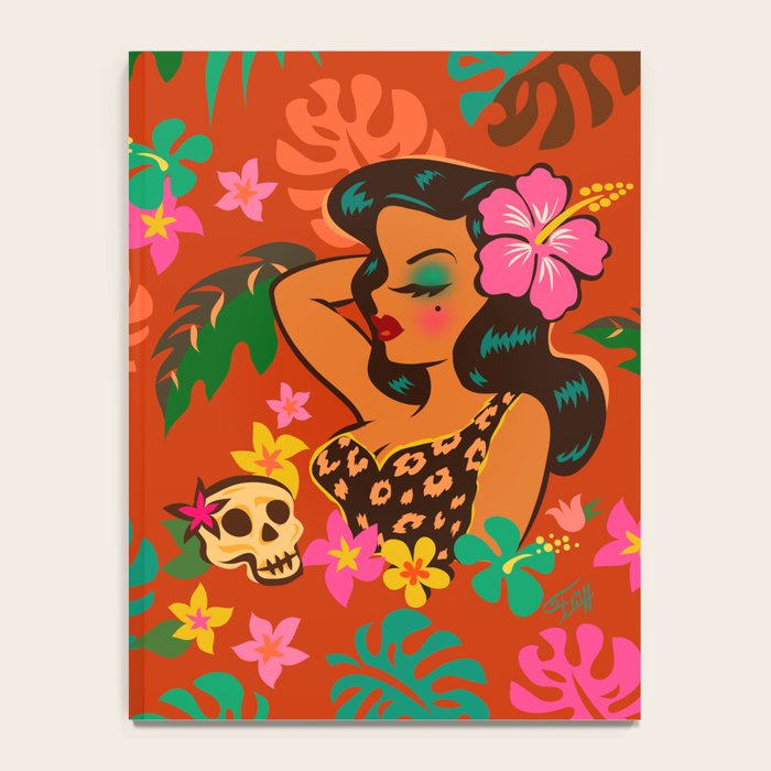 Tropical Tiki Girl Notebook Gallery Image 4